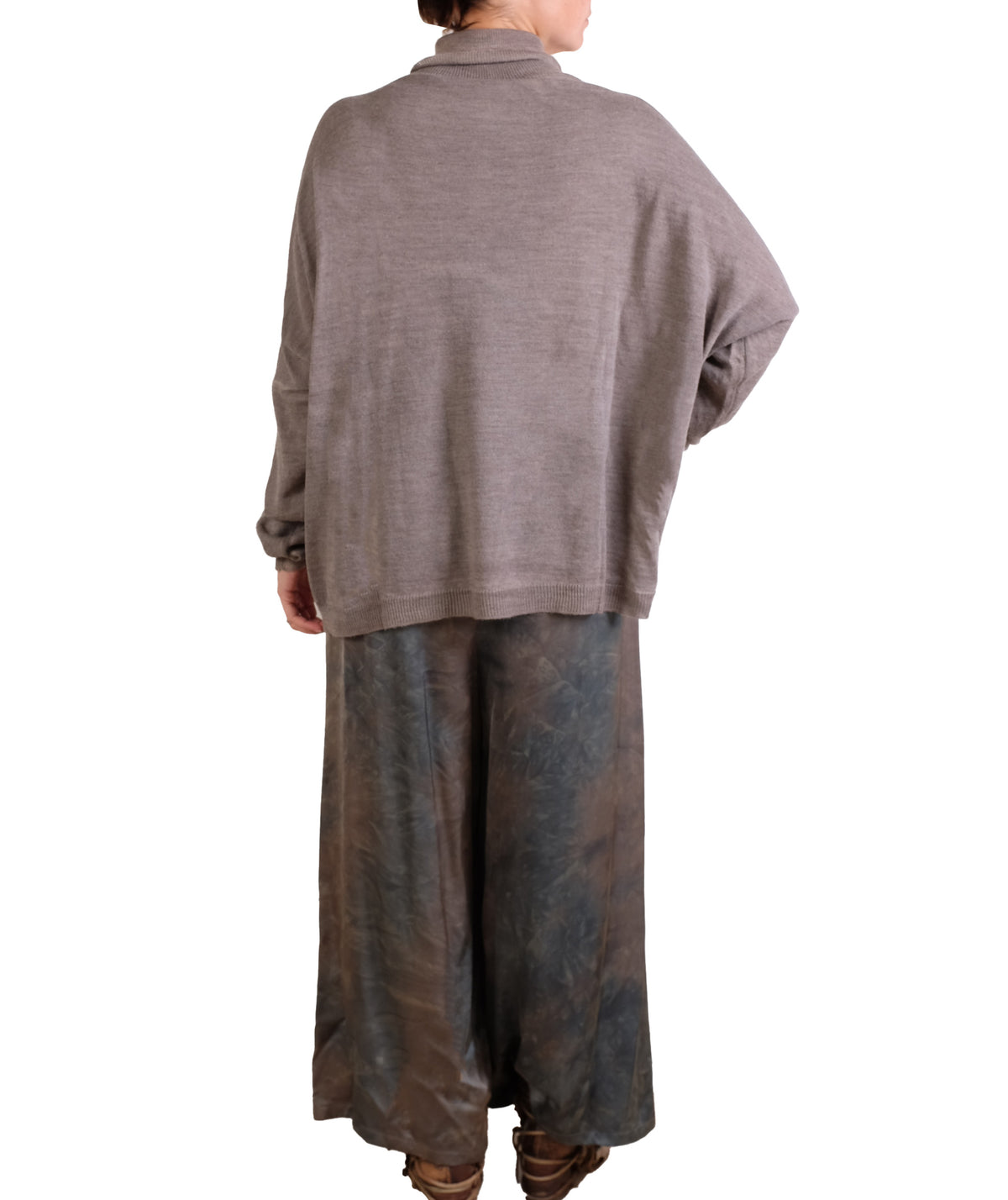 Sanctamuerte Topaz Brown Wool Sweater
