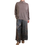 Sanctamuerte Tie Dye Silky Wide Leg Pant