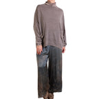 Sanctamuerte Topaz Brown Wool Sweater