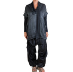 Sanctamuerte Ink Silky Scarf Neck Tunic
