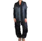 Sanctamuerte Ink Silky Scarf Neck Tunic