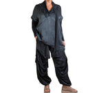 Sanctamuerte Ink Silky Draped Jogger