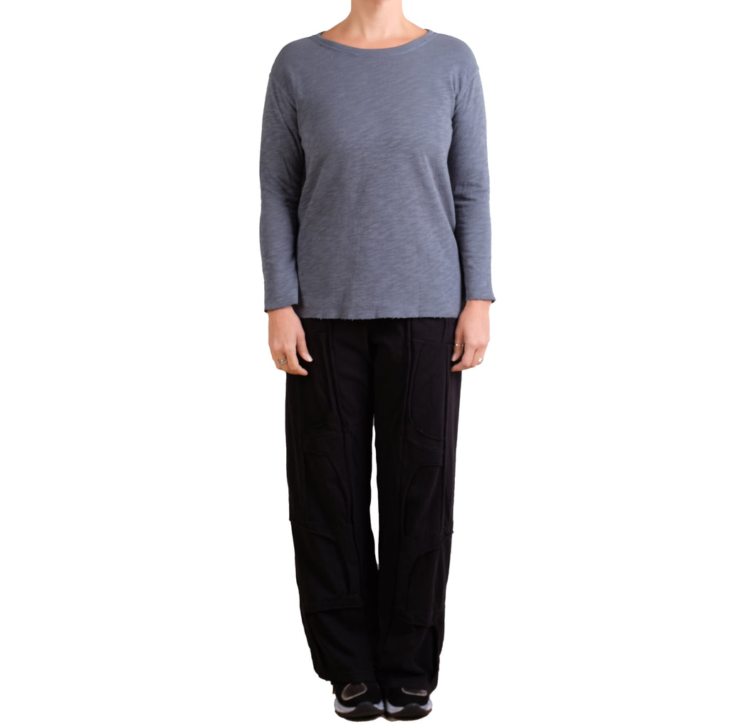 Gerties Double Layer Tee +3 In Dusty Denim