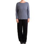 Gerties Double Layer Tee +3 In Dusty Denim