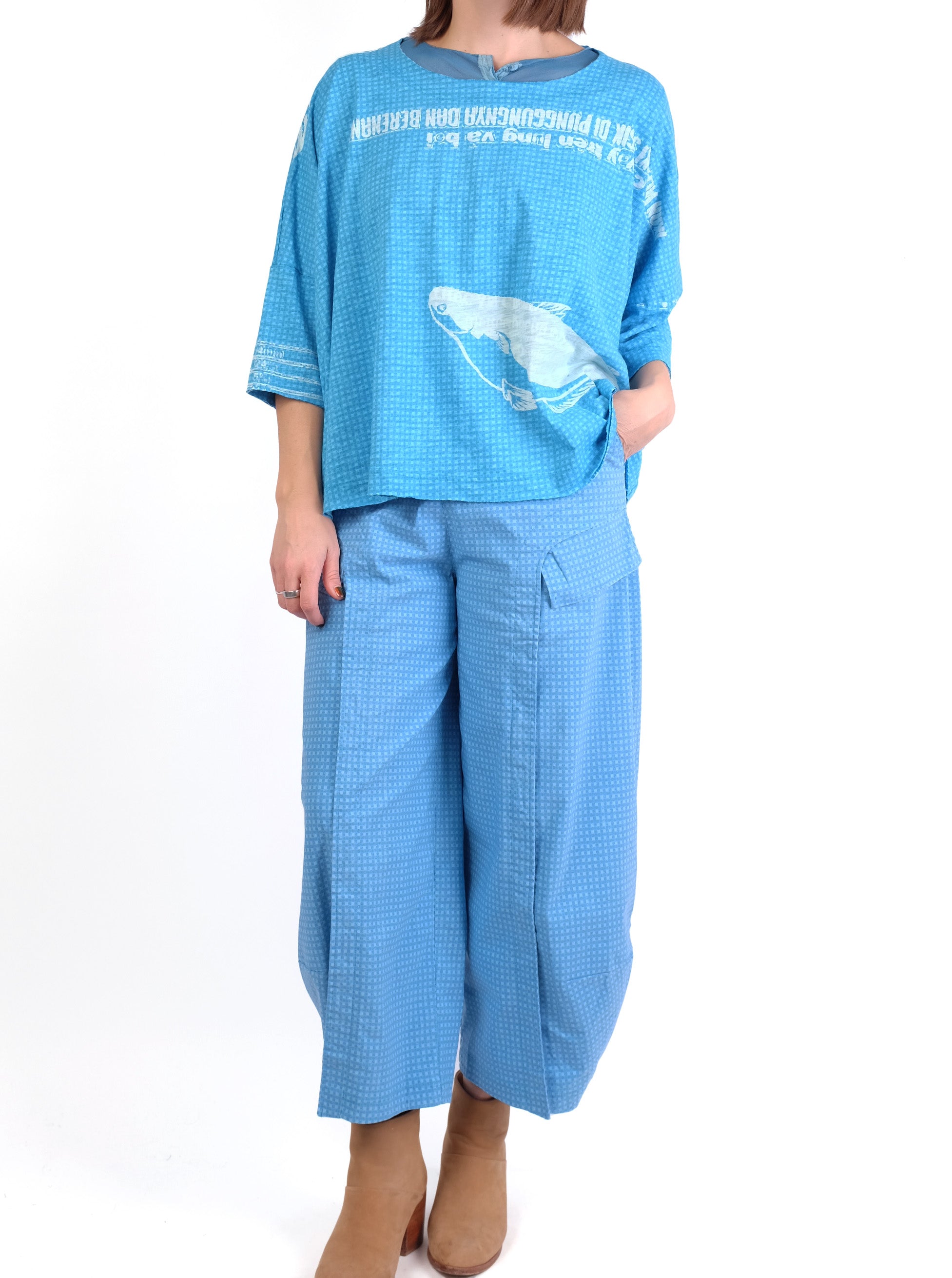 Rundholz Black Label Pants in Malibu Check