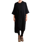 Gershon Bram Black Dress with Ruffle