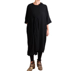 Gershon Bram Black Dress with Ruffle