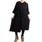 Gershon Bram Black Dress with Ruffle