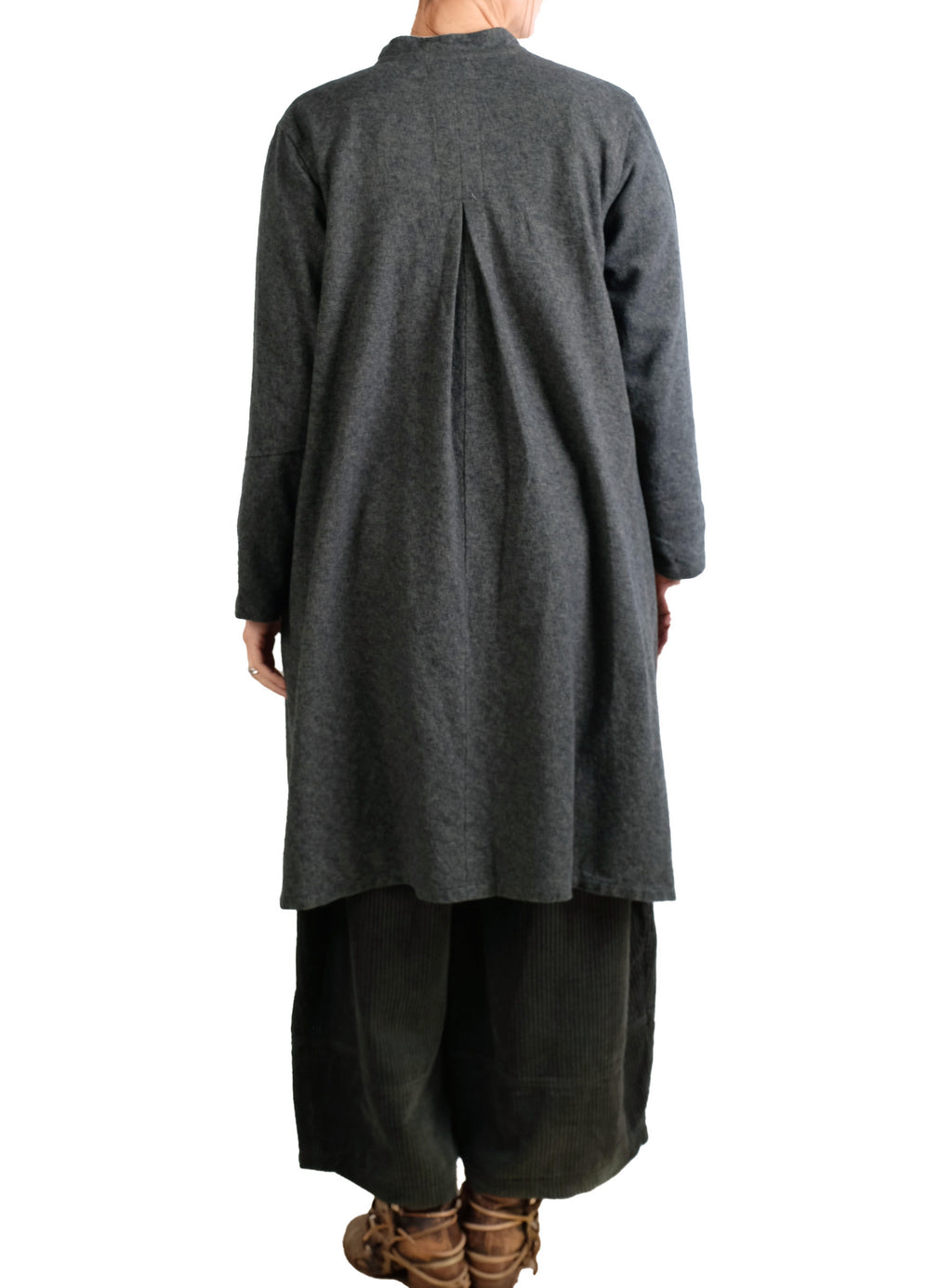 Bodil Long Tweed Jacket In Juniper