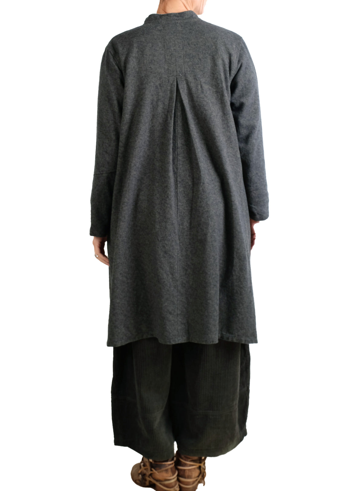 Bodil Long Tweed Jacket In Juniper