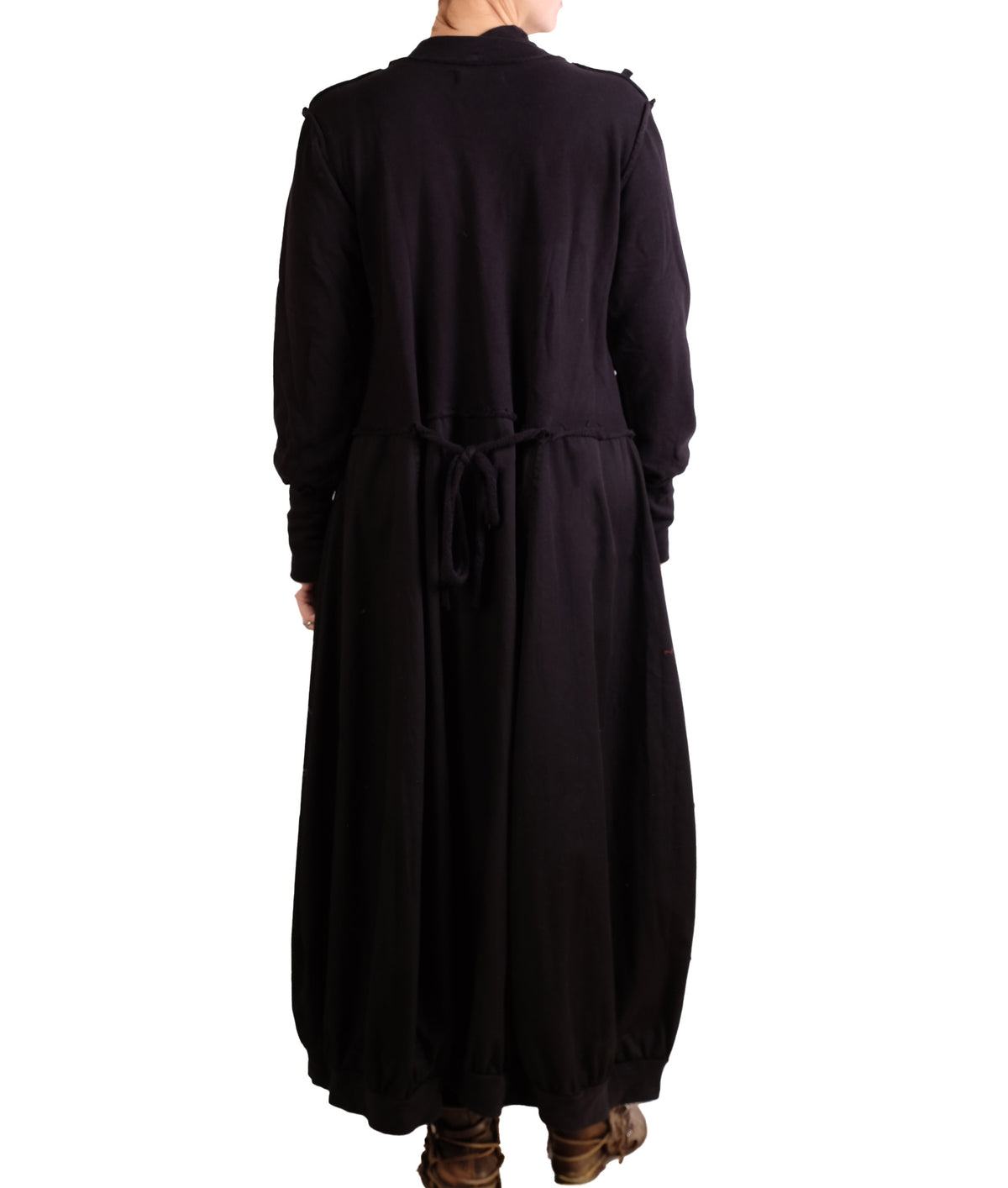 Bodil Long Dress in Black Pepper