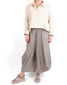  Dress To Kill Grey Pencil Stripe Fly Pant