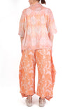 Dress To Kill Orange Sherbert Hi Lo Collar Pullover