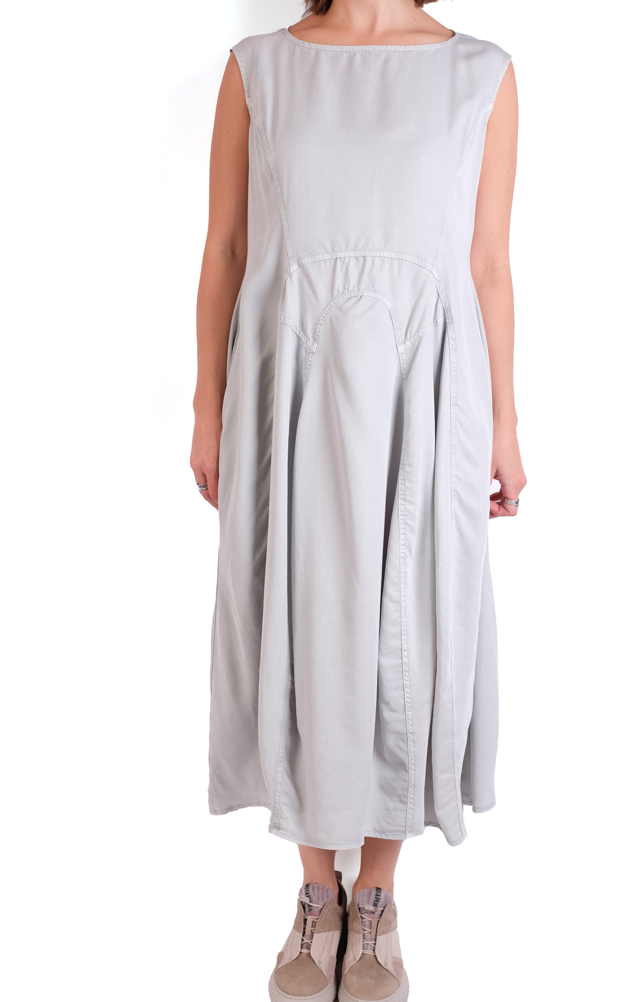 Rundholz Black Label Grey Pigment Sleeveless Dress