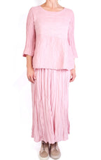 Grizas Pale Pink Silk Top