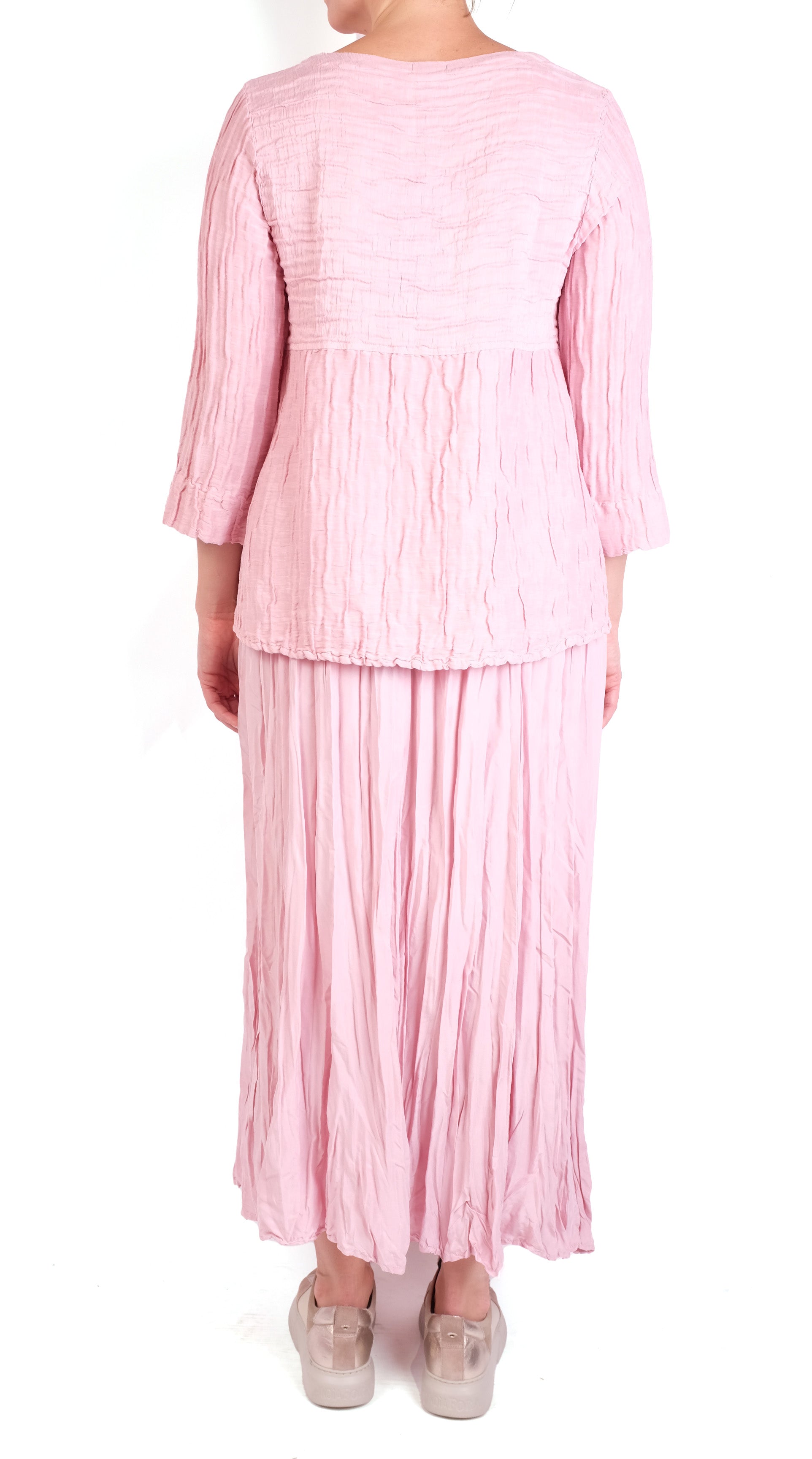 Grizas Pale Pink Silk Top