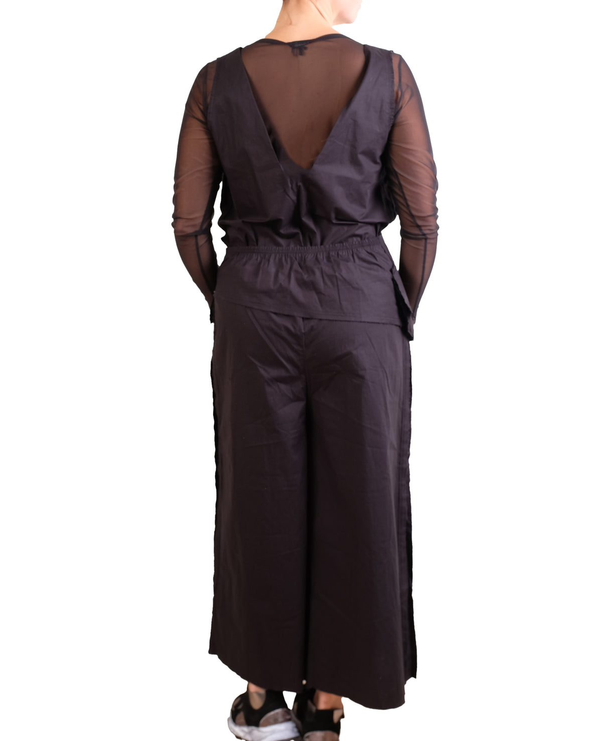 Loyko Rib Black Jumpsuit