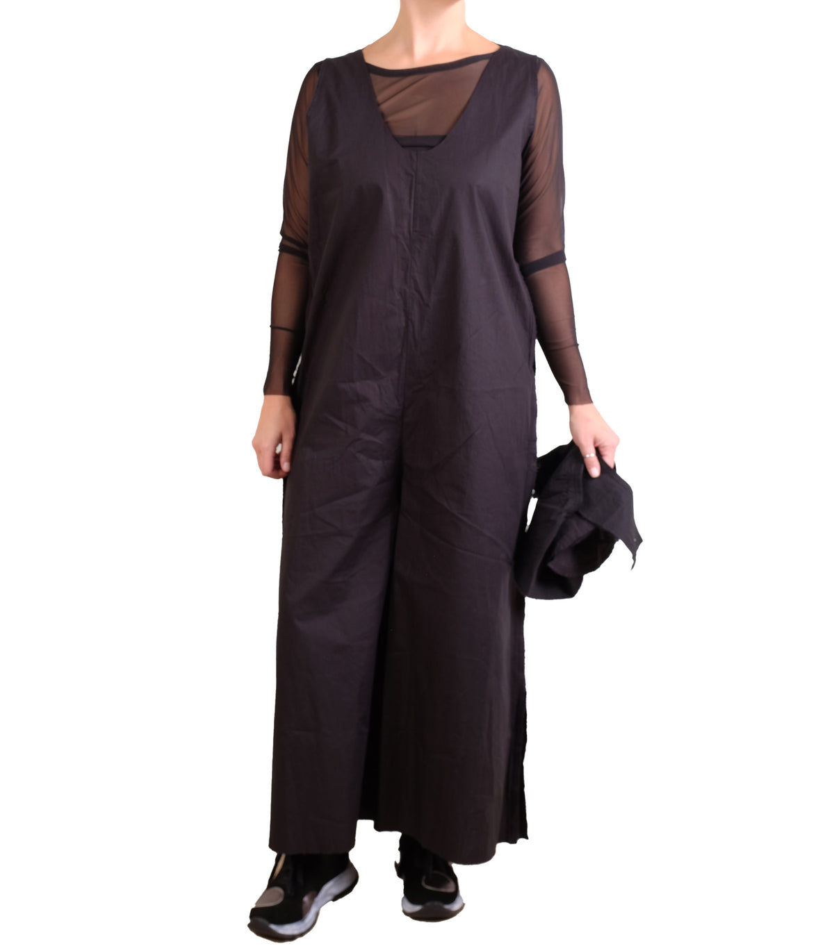 Loyko Rib Black Jumpsuit