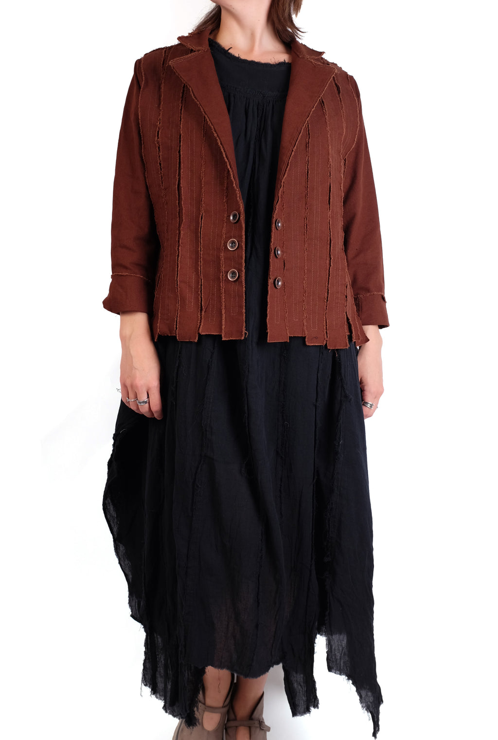 Loyko Rails Jacket in Terracotta