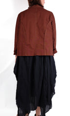 Loyko Rails Jacket in Terracotta