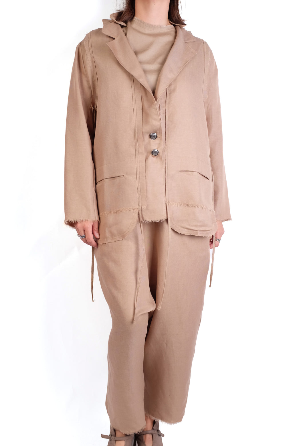Loyko Chameleon Pants in Beige
