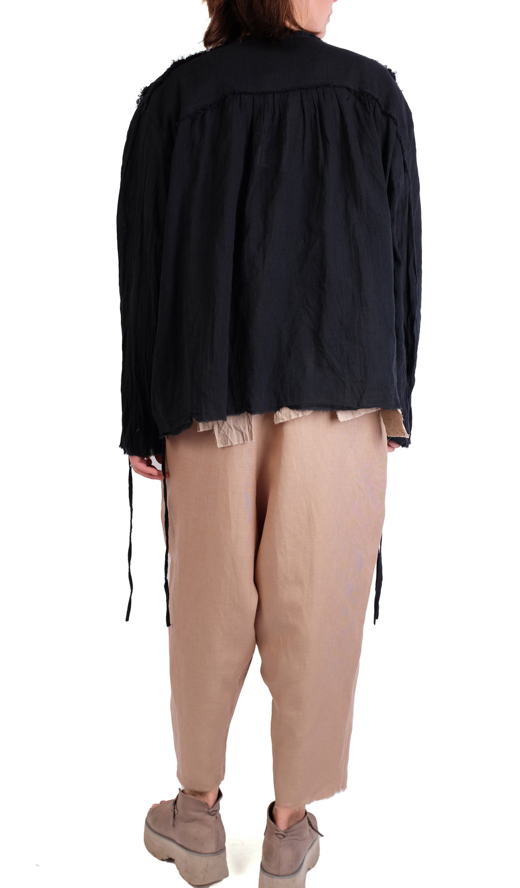 Loyko Black Lightweight Cotton Jacket