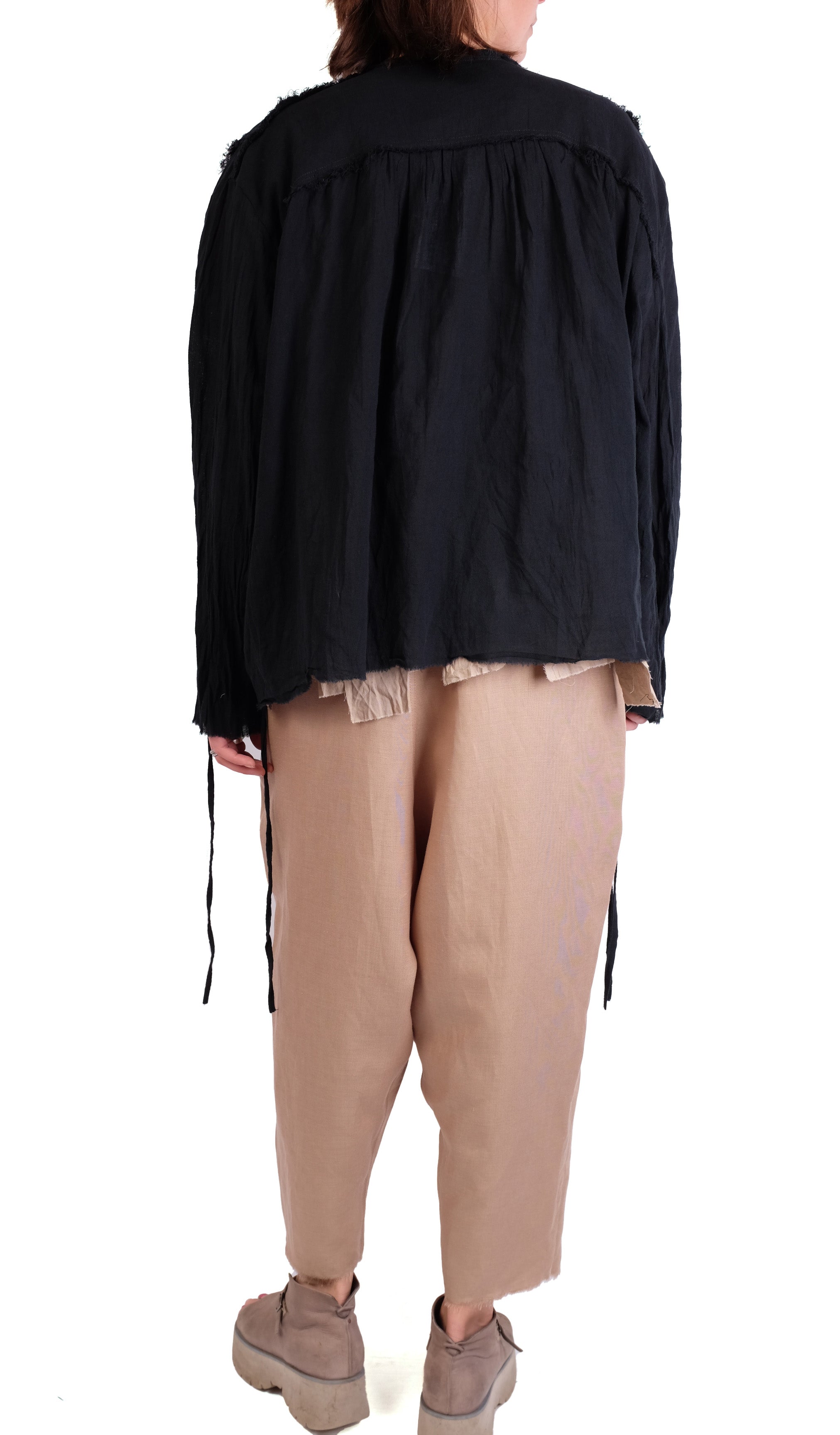 Loyko Black Lightweight Cotton Jacket