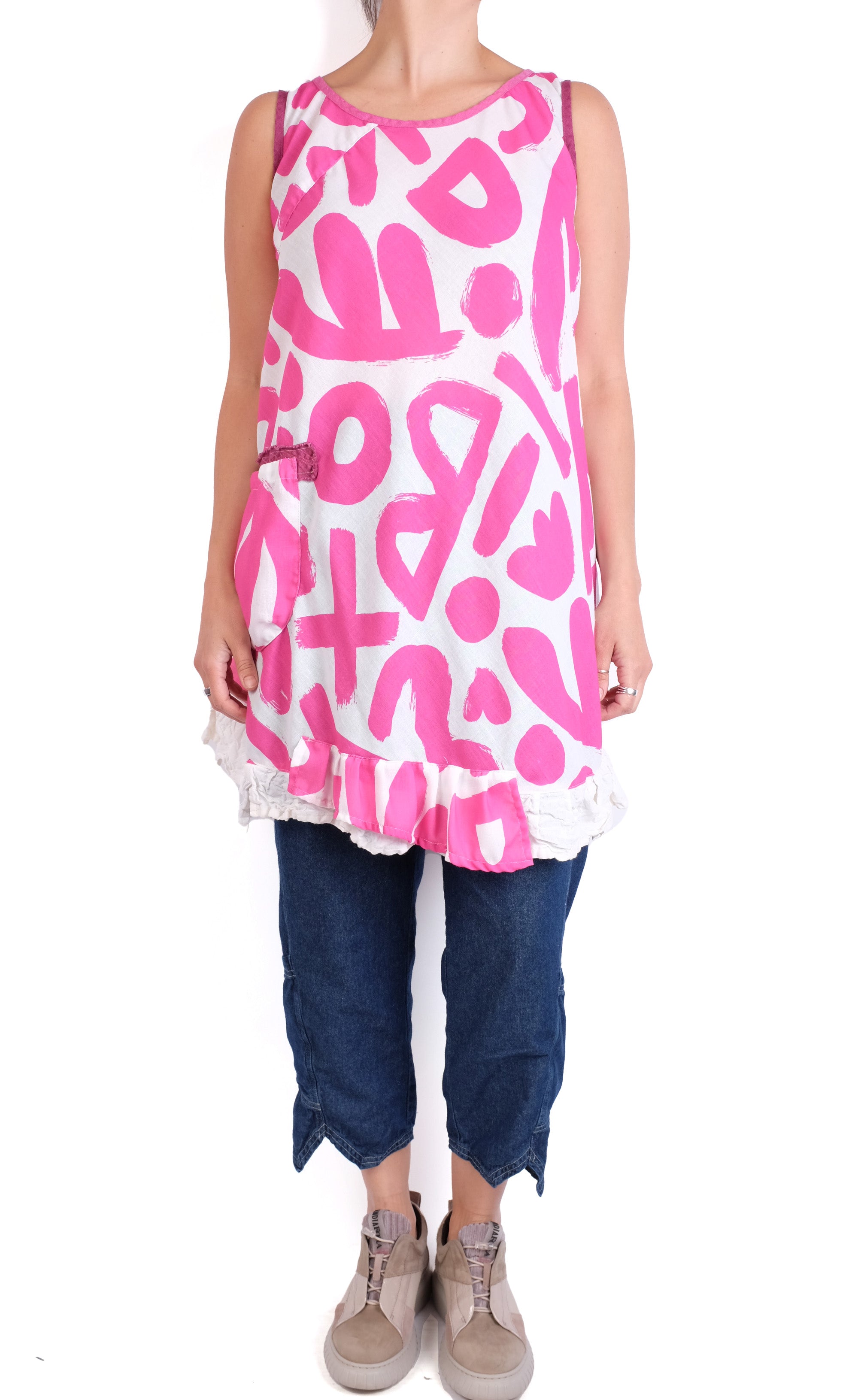 Mara Gibbucci Pink Tunic Dress