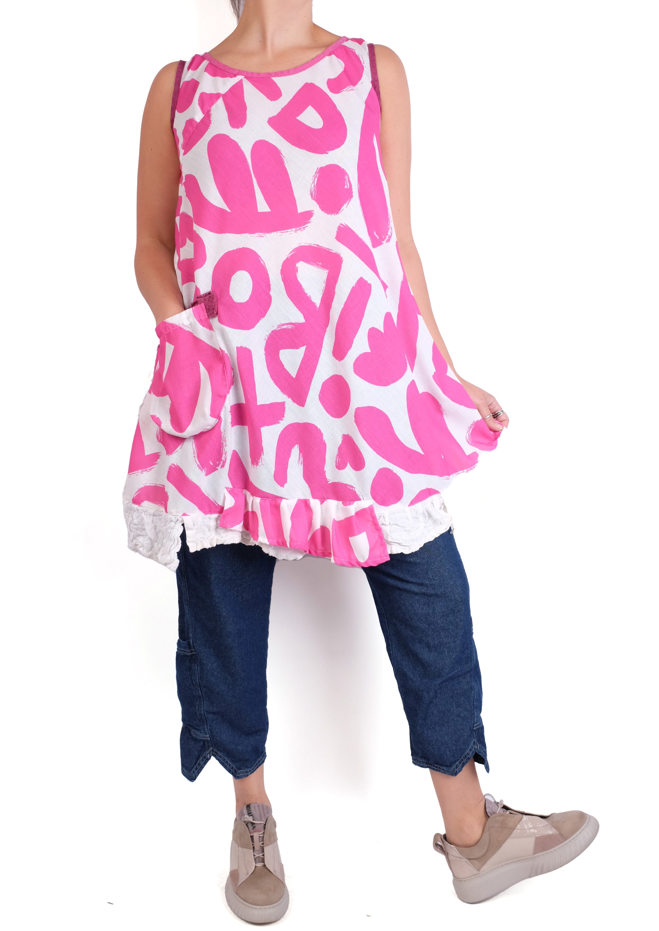 Mara Gibbucci Pink Tunic Dress