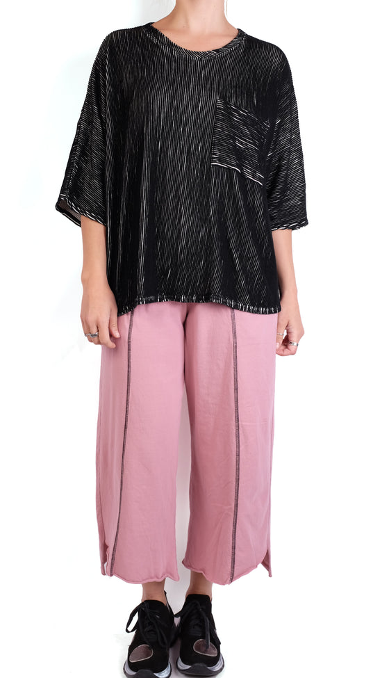 Cynthia Ashby Textured Rex Tee (one size)