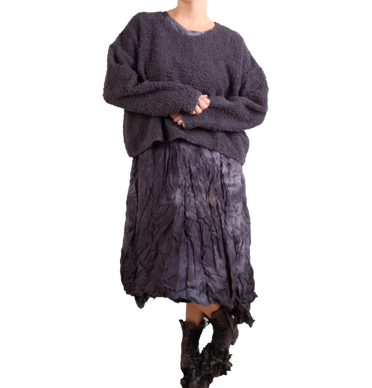 Privatsachen Menschon Fuzzy Pullover in Satt