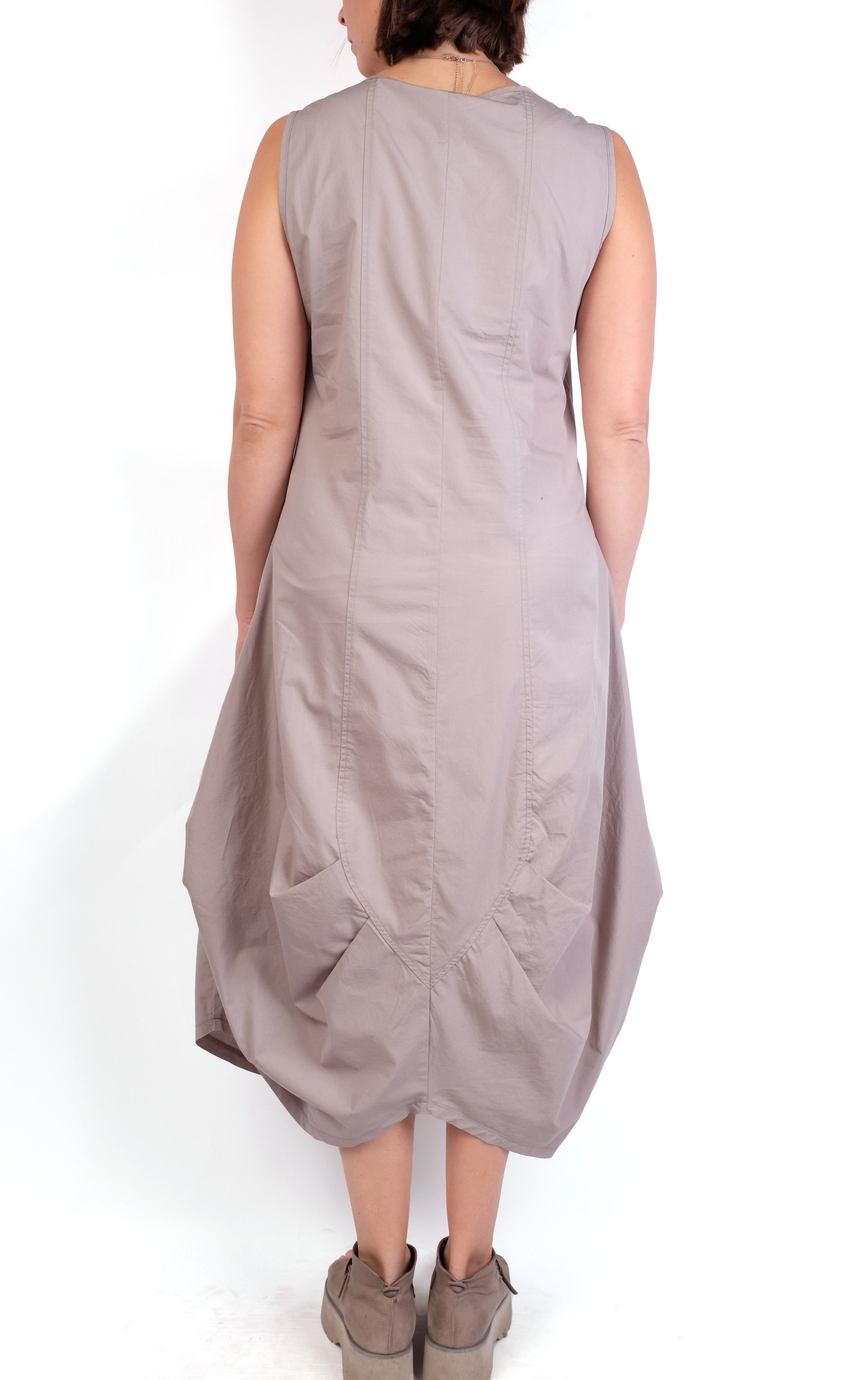 Luukaa Beige Sleeveless Dress