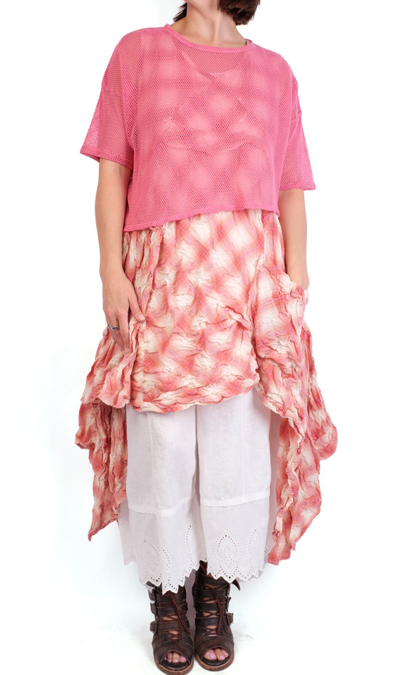Bodil Drapey Dress in Sorbet