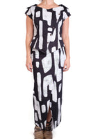 Matthildur Black Inca Print Top