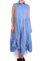 Baci Darted Tier Sleeveless Dress in Riverside