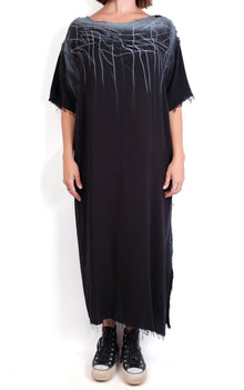  Caboclobad Dress in Black & White