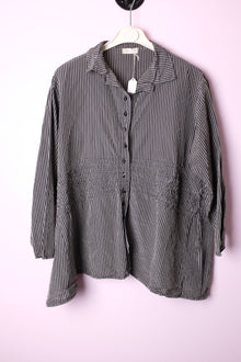 T2T Krista Larson Black/Gray Smashed Shirt One Size