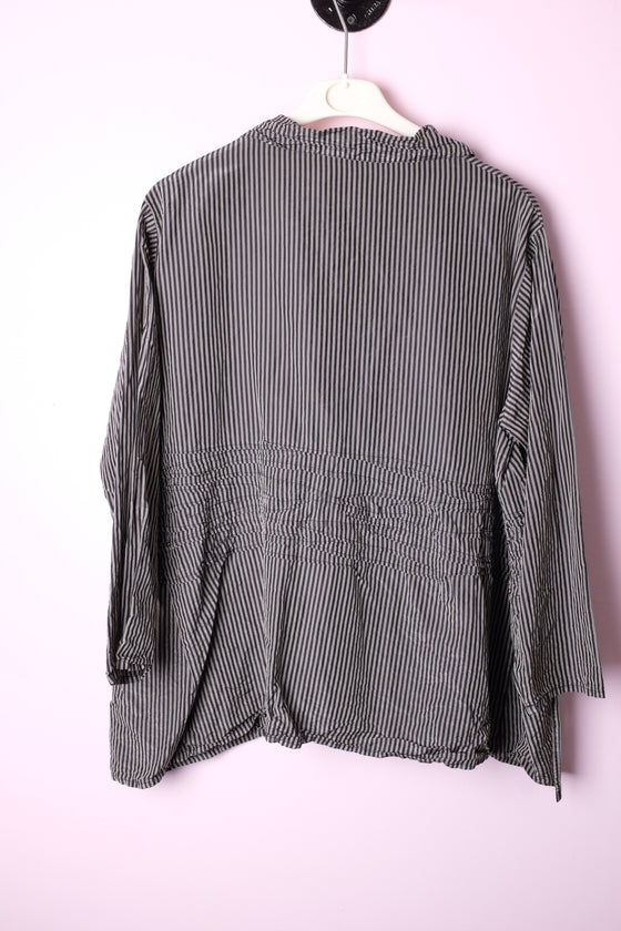 T2T Krista Larson Black/Gray Smashed Shirt One Size
