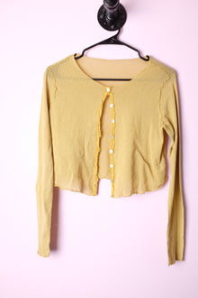  T2T Cutloose Lime Mesh Caridgan Size Medium
