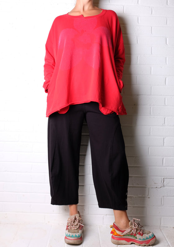 Rundholz Black Label Rose Lotus Flock Sweatshirt