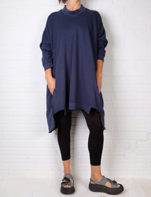  Bodil Pocket Top in Navy
