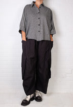 Dress To Kill Black Memory Crush Cargo Pant