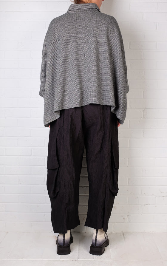 Dress To Kill Black Memory Crush Cargo Pant