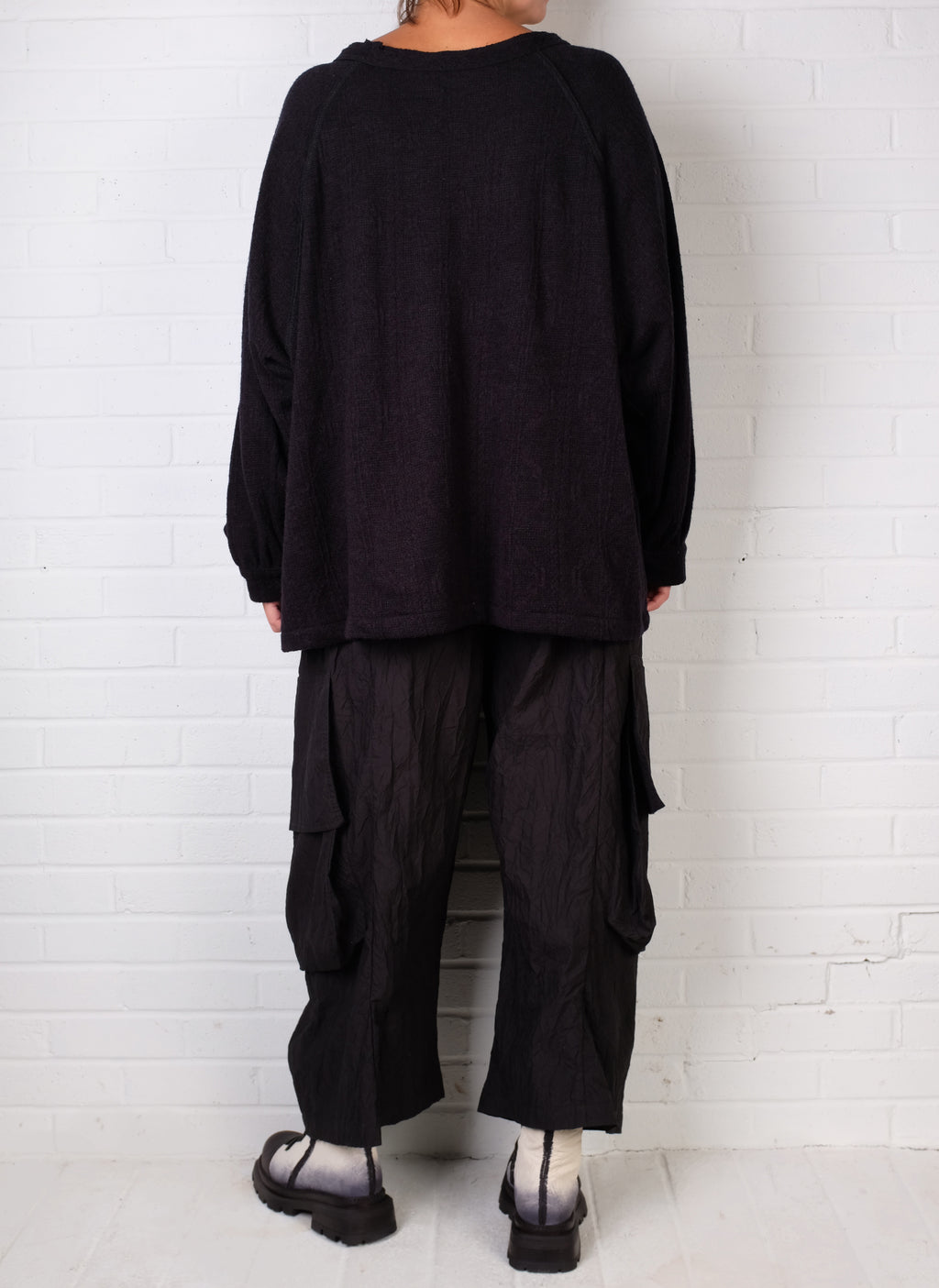 Dress To Kill Black Memory Crush Cargo Pant