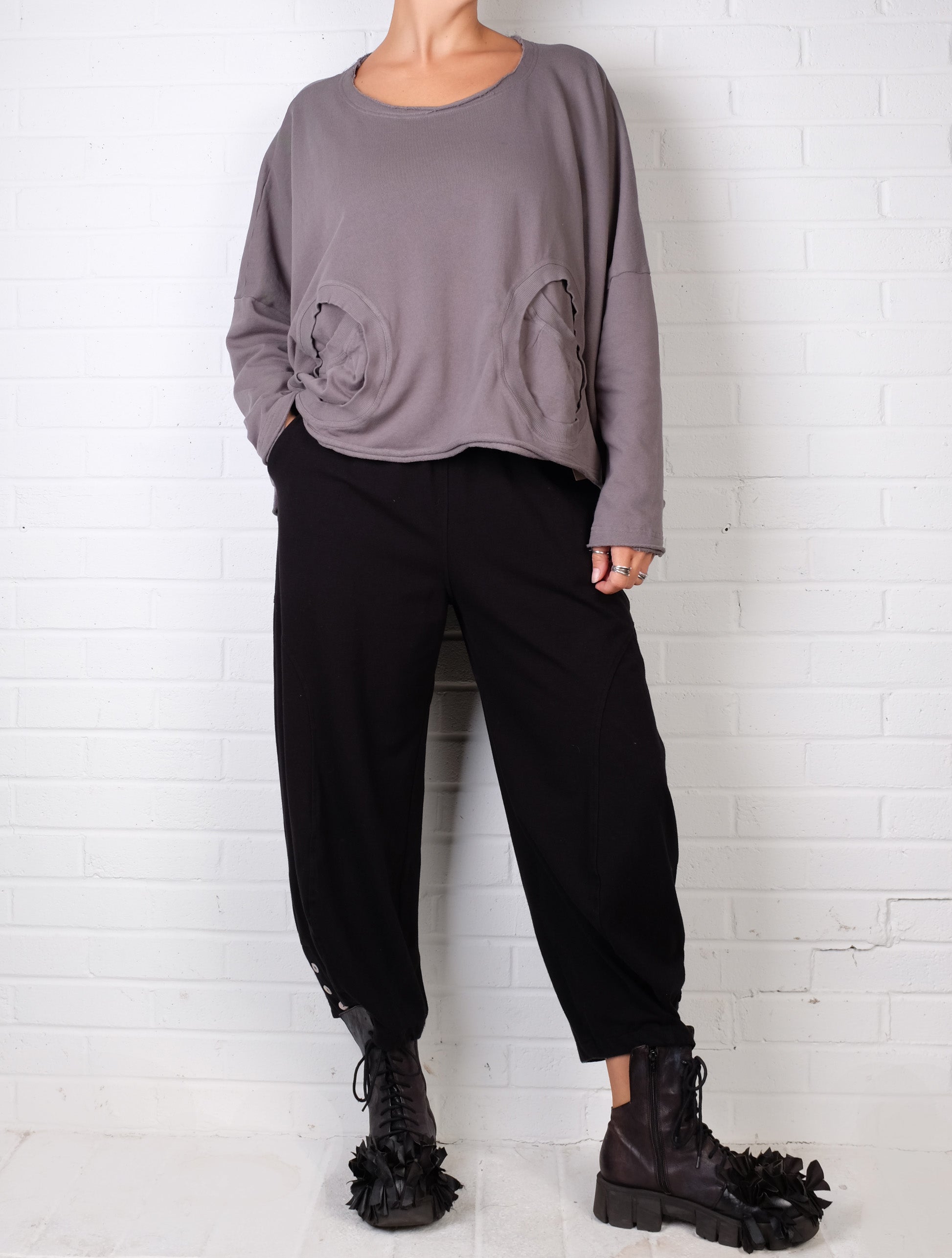 Rundholz Black Label Dark Grey Boxy Sweatshirt