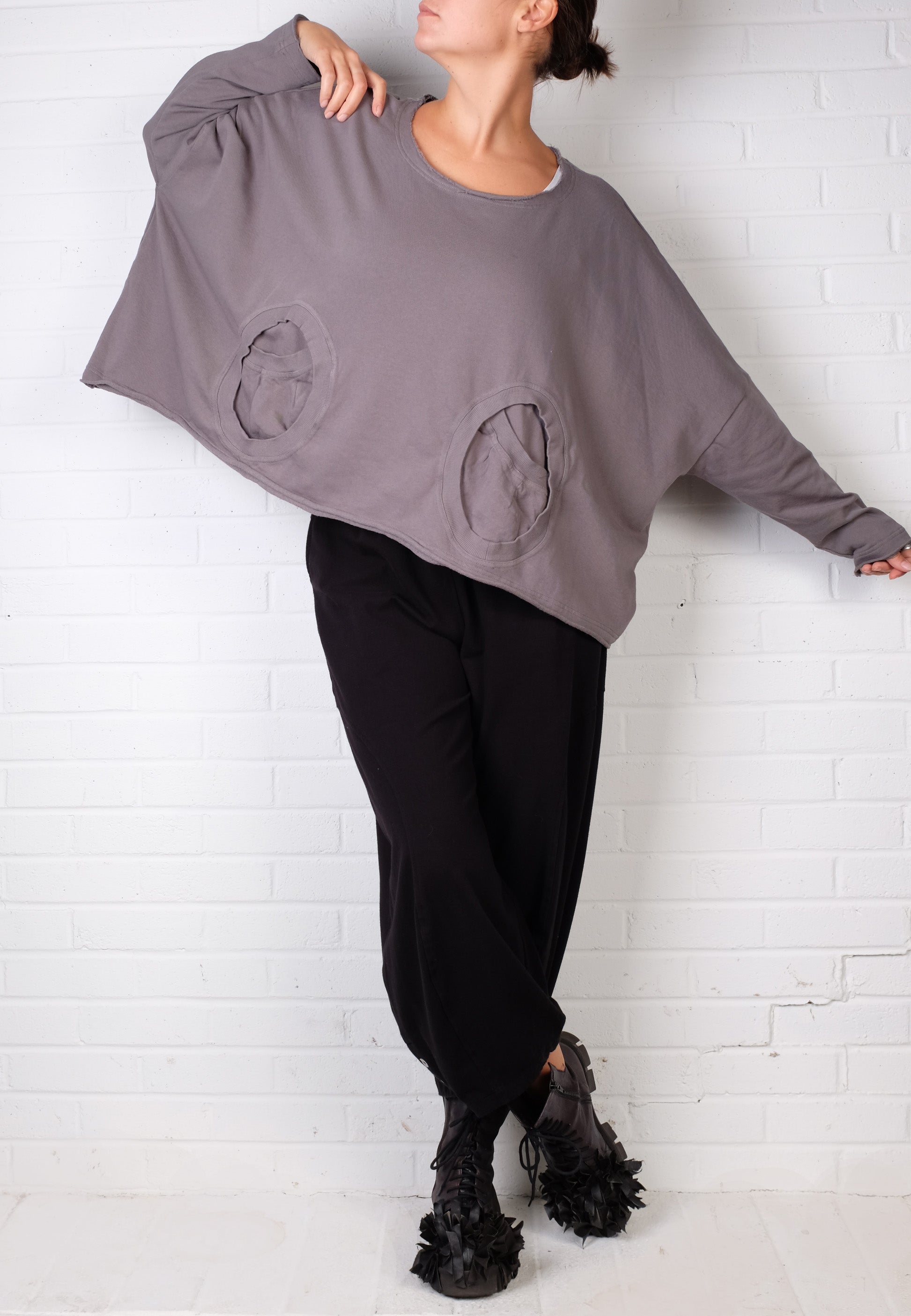 Rundholz Black Label Dark Grey Boxy Sweatshirt