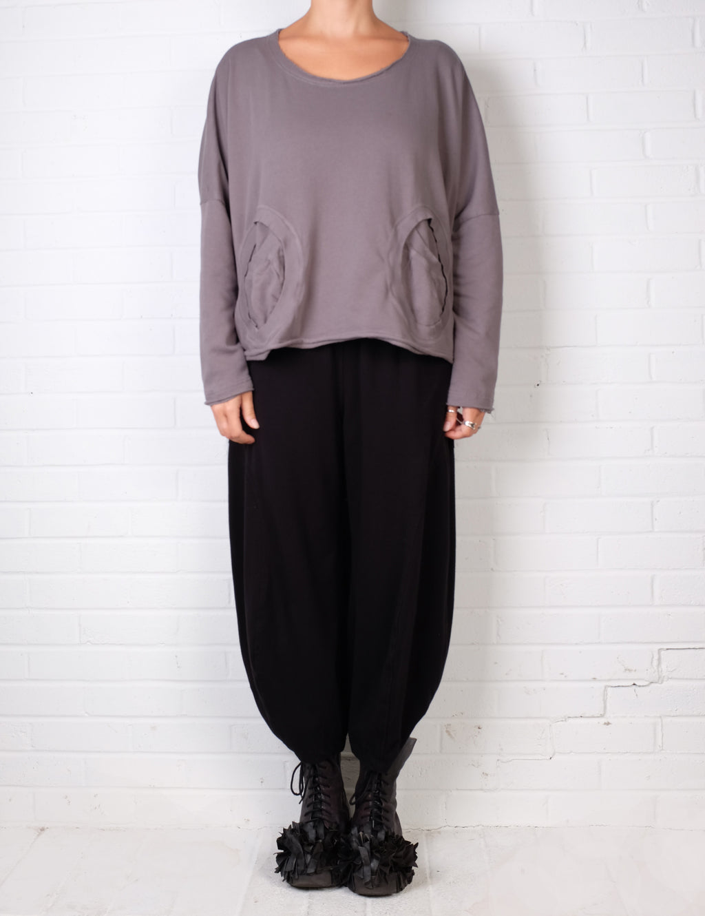 Rundholz Black Label Dark Grey Boxy Sweatshirt