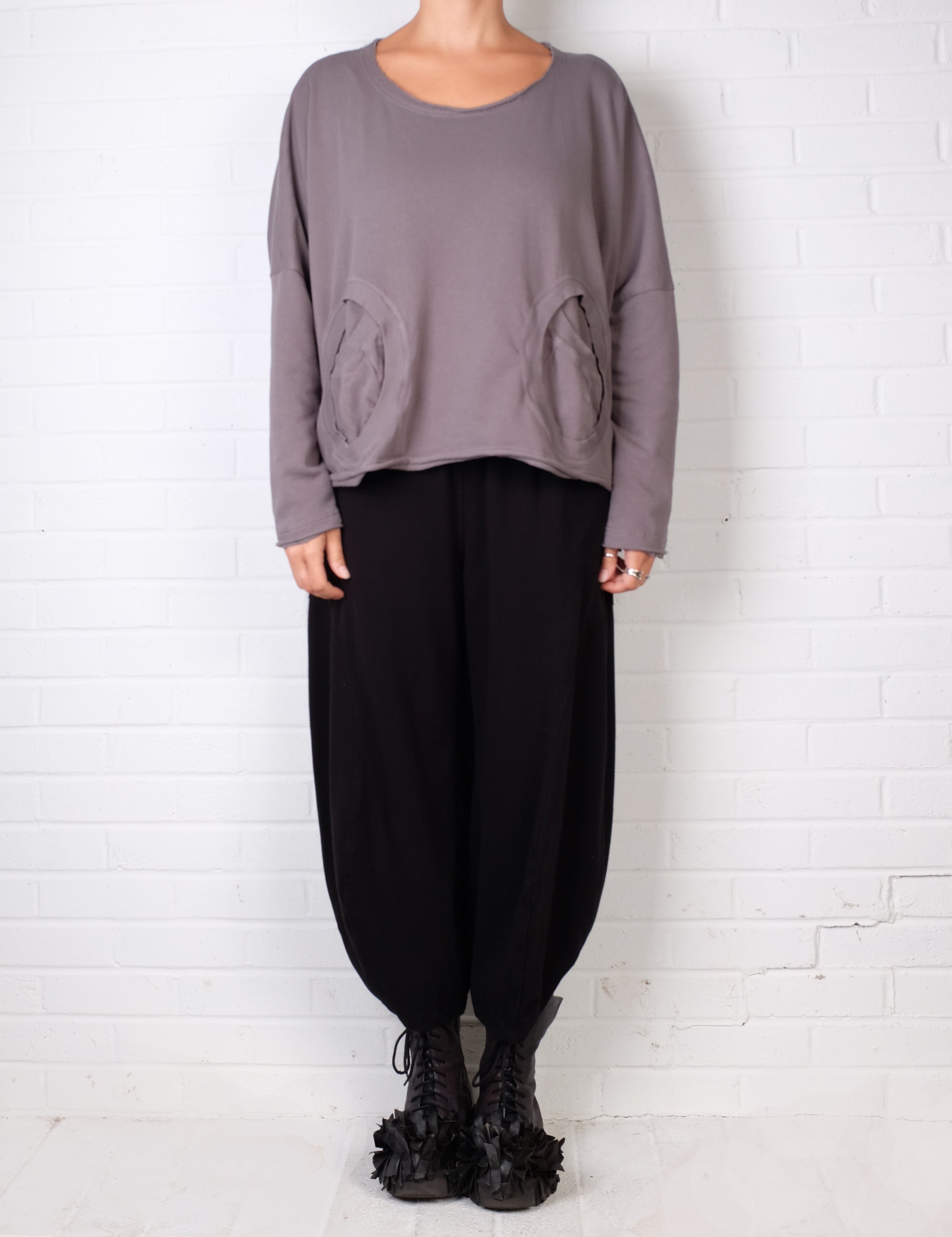 Rundholz Black Label Dark Grey Boxy Sweatshirt