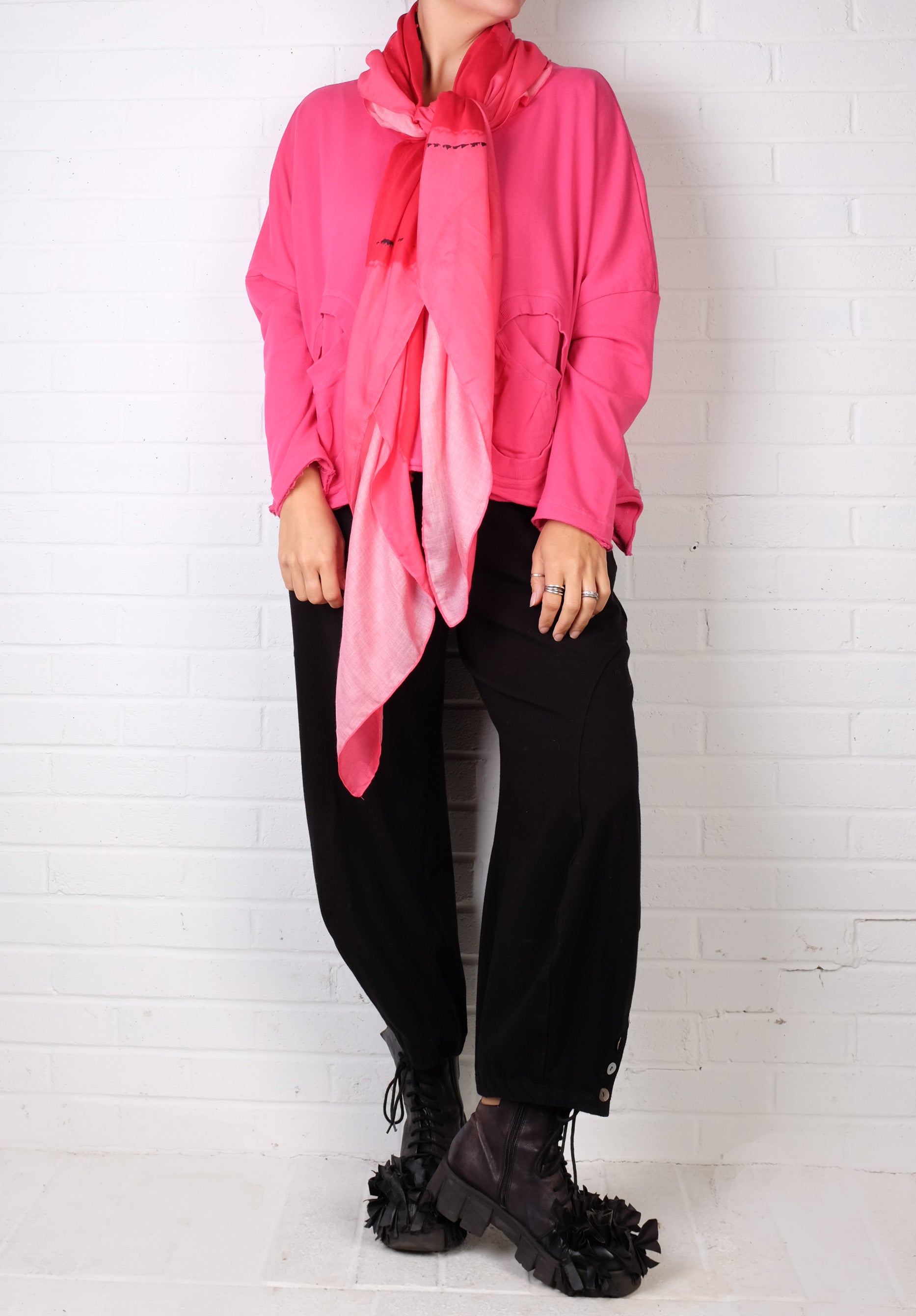 Rundholz Black Label Lotus Print Scarf