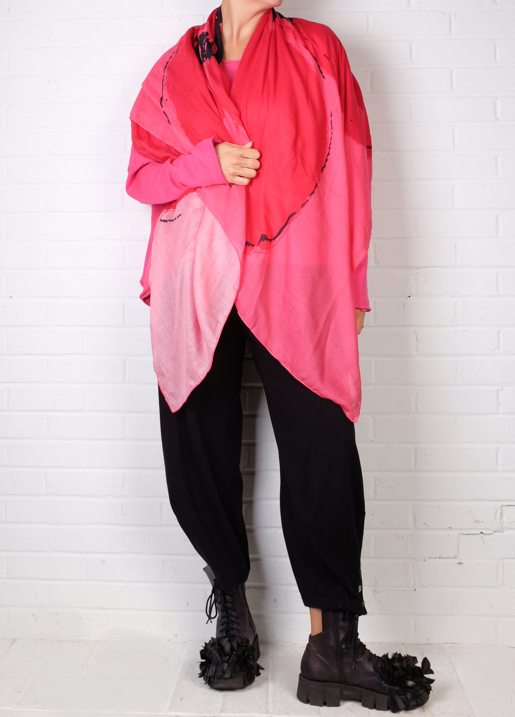 Rundholz Black Label Lotus Print Scarf